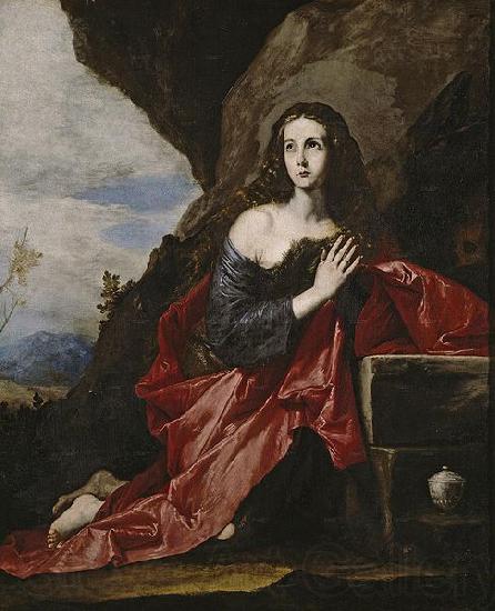 Jose de Ribera Die Bubende Hl. Maria Magdalena als Thais, Fragment France oil painting art
